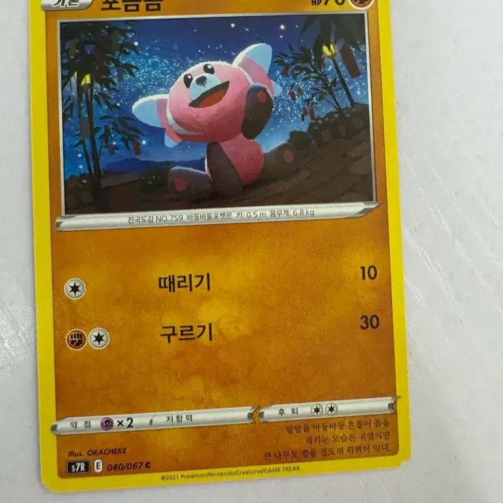 [BUNJANG] Pokemon Card Teddiursa / [귀여운 포켓몬카드] 포곰곰