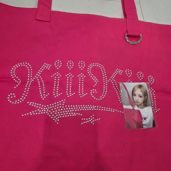 [BUNJANG] Kiki Fancon MD Tote Bag w/ Jiyu Photocard / 키키 팬콘 md 토트백 지유 포카