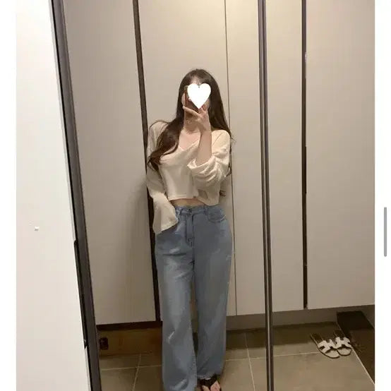 [BUNJANG] Hinique Summer Wide Long Pants / 히니크 여름 와이드 롱팬츠