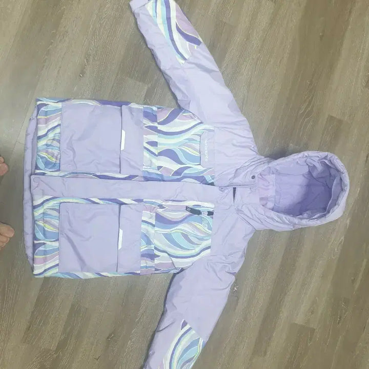 [BUNJANG] New Balance Kids Padded Jacket Lavender Size 145 / 뉴발란스 아이패딩 145