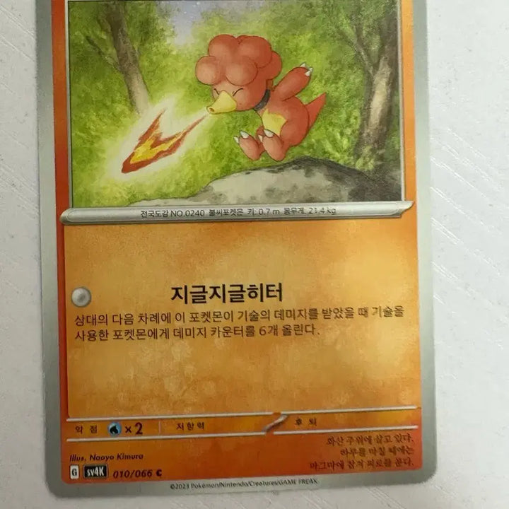 [BUNJANG] Pokemon Card Magby / [귀여운 포켓몬카드] 마그비