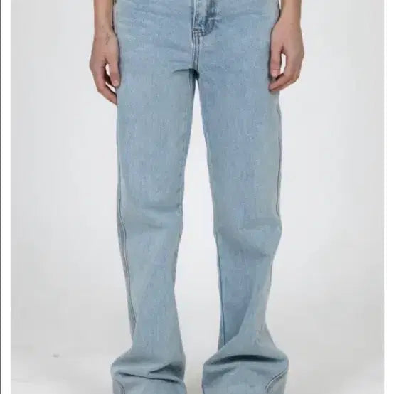 [BUNJANG] PLASTICPRODUCT Light Wash Bootcut Denim Pants / PLASTICPRODUCT 플라스틱 플로덕트 연청 데님 팬츠