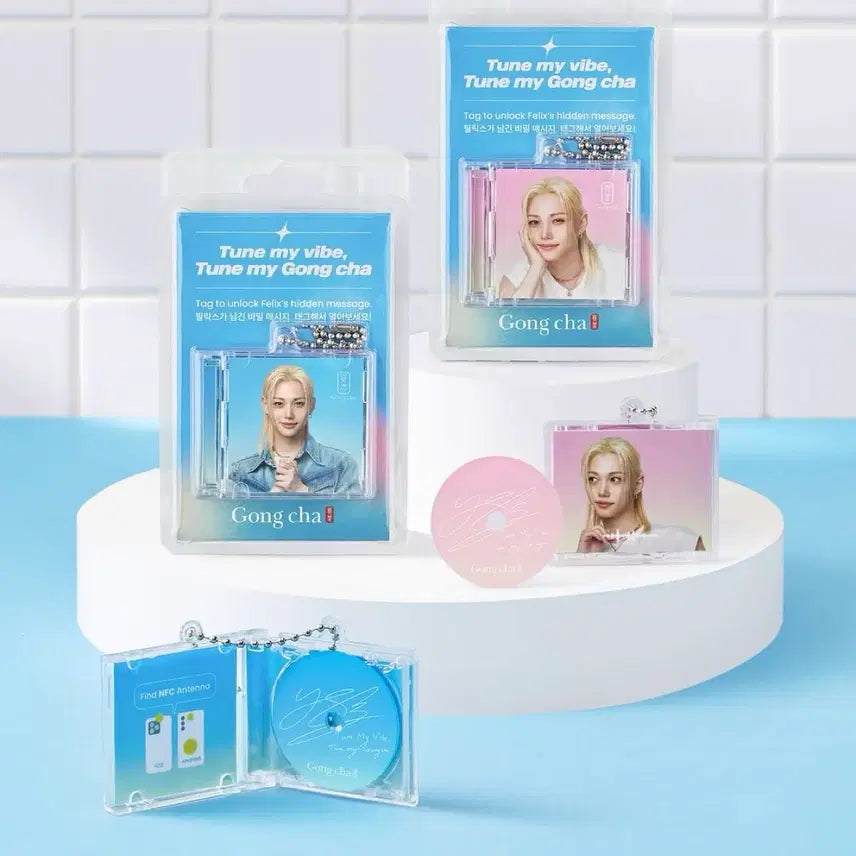 [BUNJANG] Stray Kids Felix Voice Keychain Set / 공차 스키즈 스트레이키즈 필릭스 보이스 키링 핑크