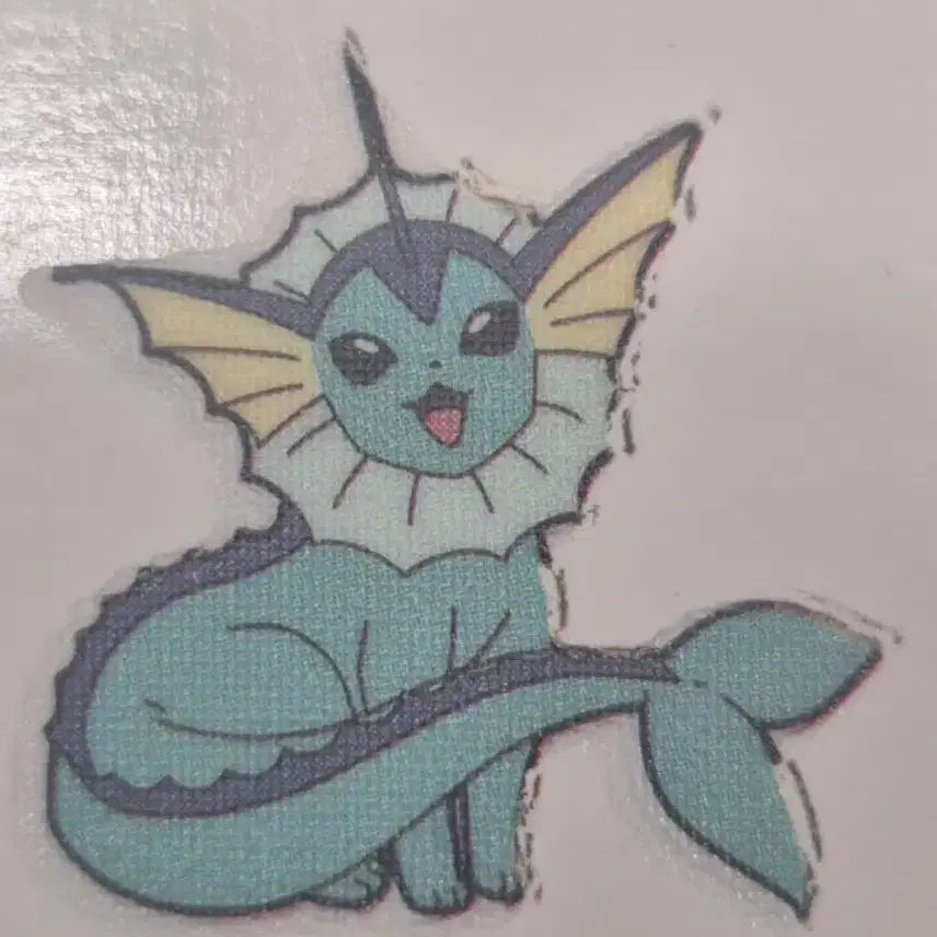 [BUNJANG] Pokemon Vaporeon Sticker Sealed / 포켓몬 샤미드 띠부씰 미개봉