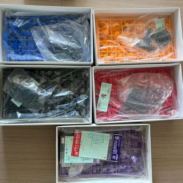 [BUNJANG] Evangelion Garage Injection 5-Set Kit / 에반게리온 Garage Ingection 5종 세트