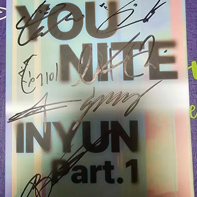 [BUNJANG] YOUNITE Unreleased Autographed Album / 유나이트 younite 비매 싸인앨범
