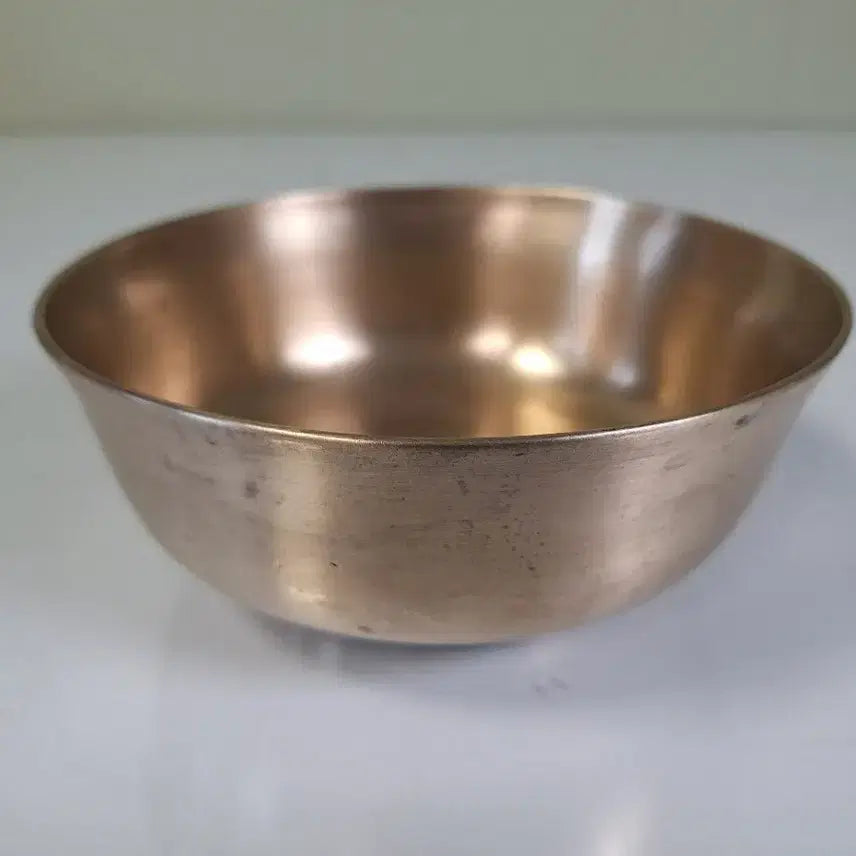 [BUNJANG] Antique Brass Traditional Bangjja Punju Bowl / 근대사 수집 자료 옛날 민속품 놋쇠 전통 방짜 푼주 그릇