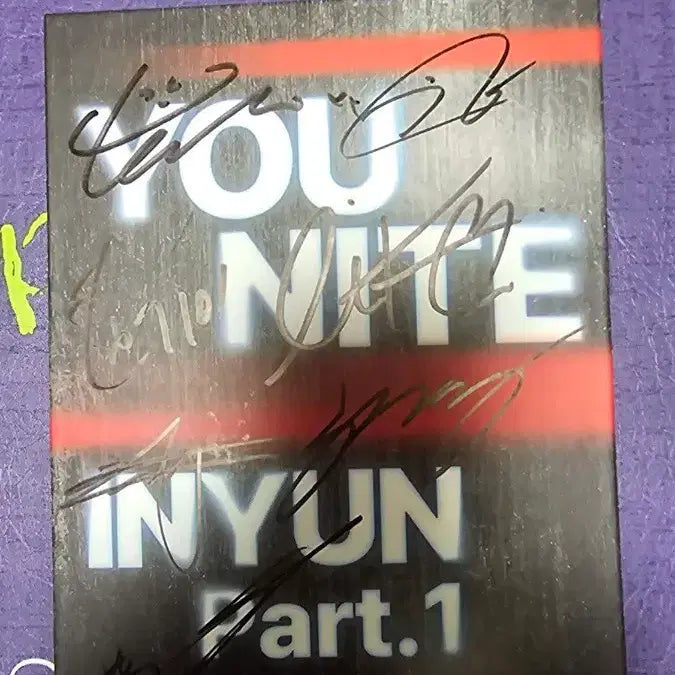 [BUNJANG] YOUNITE Autographed Non-for-Sale CD / 유나이트 younite 비매 싸인시디