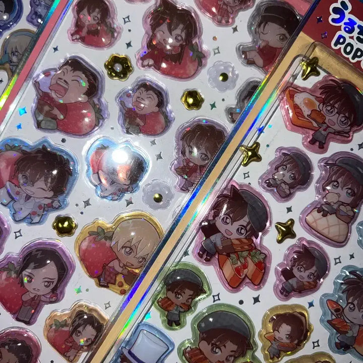 [BUNJANG] Detective Conan POP SEAL Sticker Bundle Set (Sealed) / (일괄) 명탐정 코난 POP SEAL 입체 팝씰 스티커 봉봉드롭