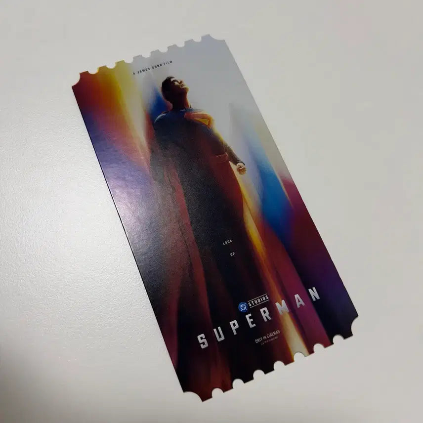 [BUNJANG] Superman Original Ticket / 슈퍼맨 오리지널 티켓