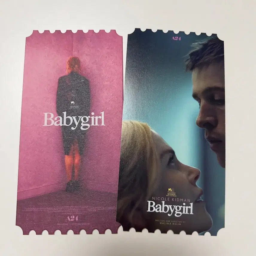 [BUNJANG] Babygirl Original Ticket Set (A/B Bundle Set) / 베이비걸 오리지널 티켓 2종 (A/B 일괄)