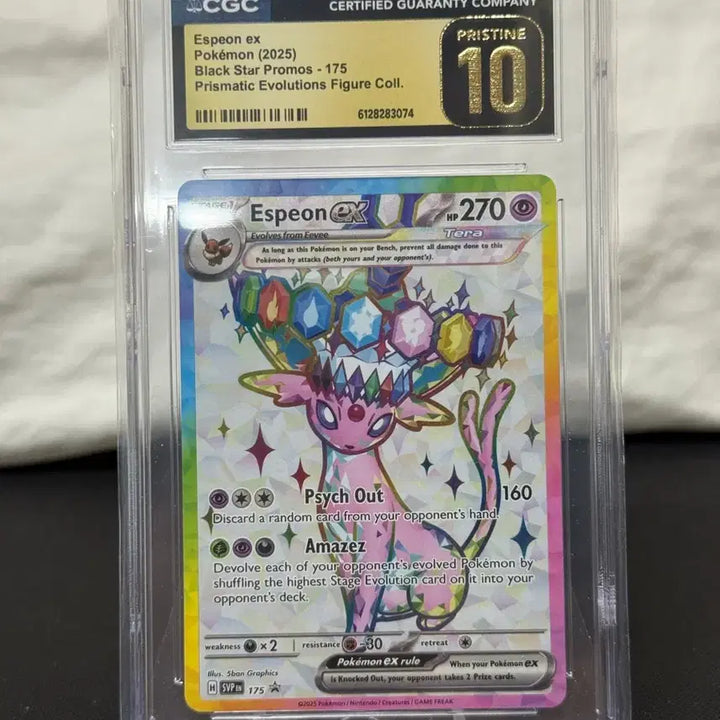 [BUNJANG] Espeon CGC Pristine 10 North American Promo Card / 북미 에브이 프로모카드 cgc 프리스틴10