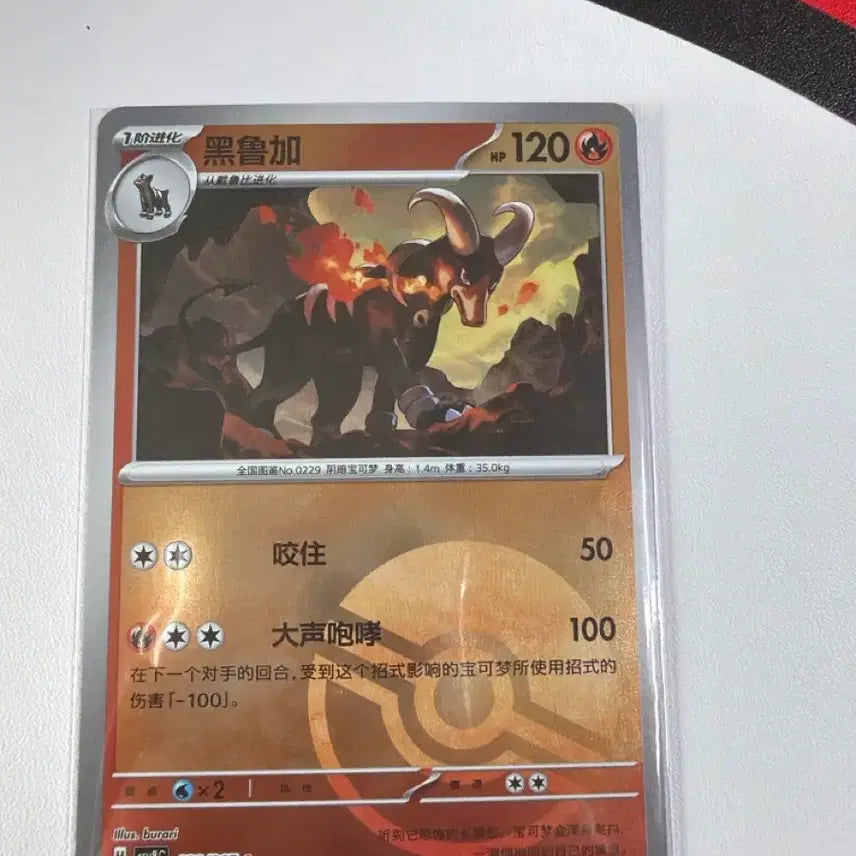 [BUNJANG] Pokemon Card Houndoom Monball Holo (Korean Edition) / 포켓몬카드 중판 헬가 몬볼홀로
