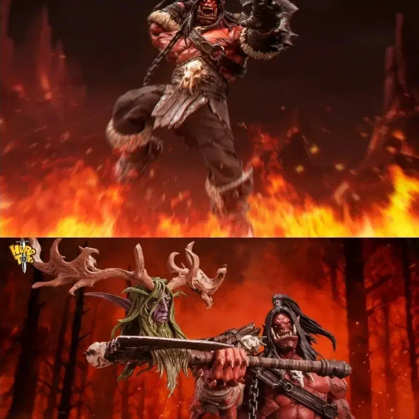 [BUNJANG] Hero Toys Grommash Hellscream Red Color Limited Edition Figure / 히어로토이즈 (레드컬러)한정판 그롬마쉬헬스크림 팝니다