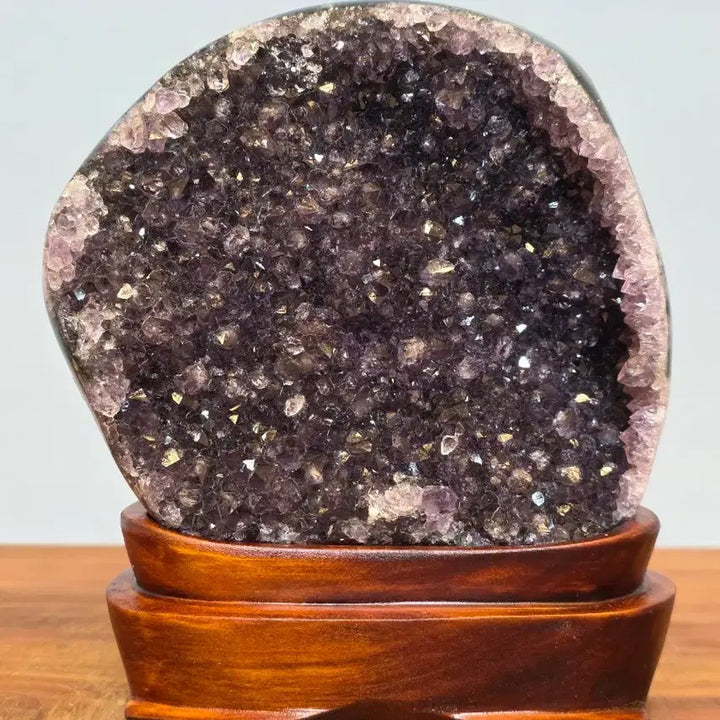 [BUNJANG] Sparkling Amethyst Mineral Specimen / 26052802 촘촘한 결정의 빛나는 자수정 광물 수석 팝니다