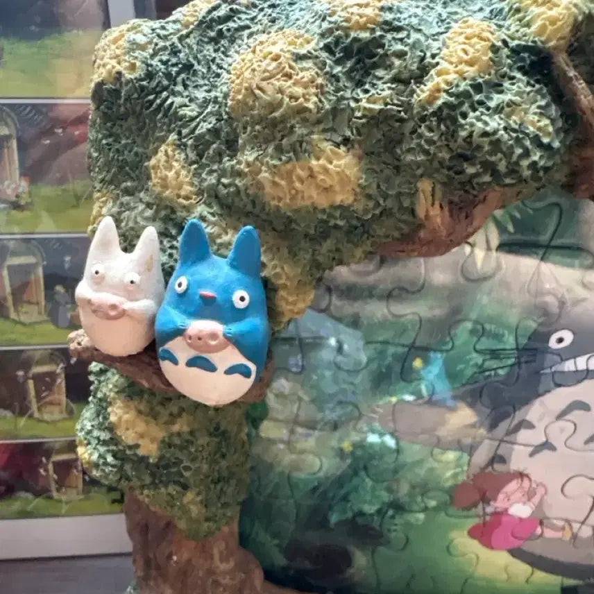 [BUNJANG] My Neighbor Totoro Classic 3D Puzzle Frame / 토토로 고전 입체 퍼즐 액자