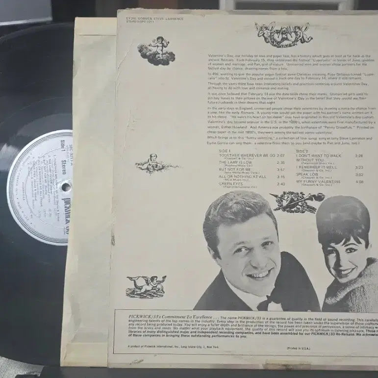 [BUNJANG] Steve Lawrence &amp; Eydie Gormé My Funny Valentine Jazz LP / 스티브 로렌스 &amp; 이디 고메_My Funny Valentine_재즈LP