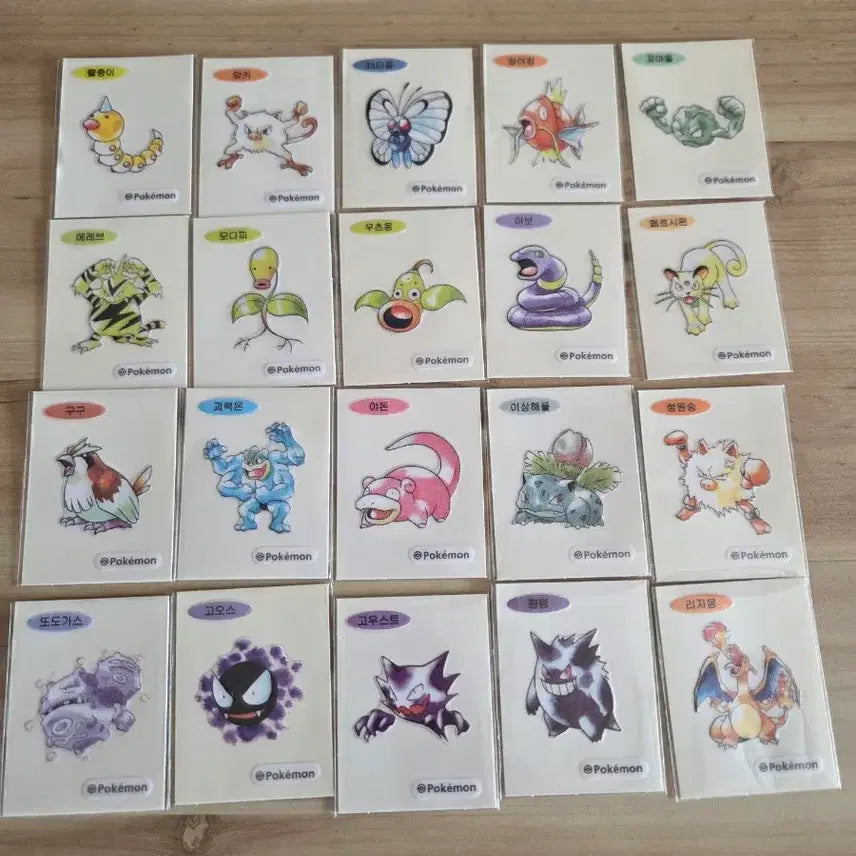 [BUNJANG] Pokemon Artwork Seal Trading Cards / 포켓몬 아트워크씰 판매