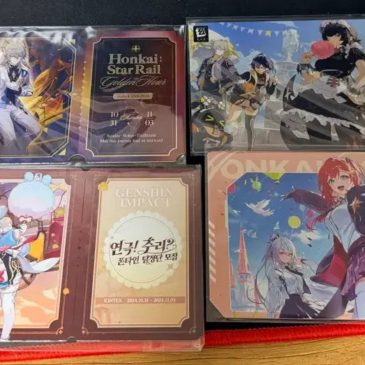 [BUNJANG] HoYoverse Special Ticket Set (4 Types) &amp; Zenless Zone Zero Grace &amp; Nicole Acrylic Stand / 호요랜드 특전티켓4종&amp;젠존제 그레이스,니콜 아크릴스탠드