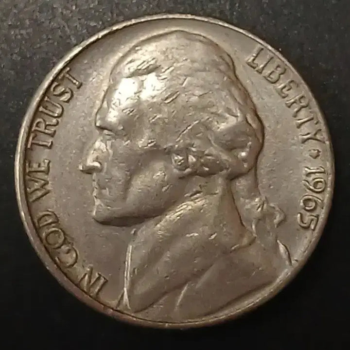 [BUNJANG] 1965 United States Nickel Coin / 1965년 미국 5센트 주화 w1457