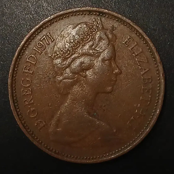 [BUNJANG] 1971 United Kingdom 2 Pence Coin / 1971년 영국 2펜스 동전 w1460