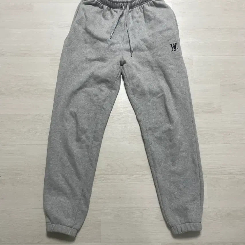 [BUNJANG] Wooalong Signature Jogger Pants Grey / 우알롱 시그니처 조거팬츠 트레이닝 츄리닝 바지 그레이