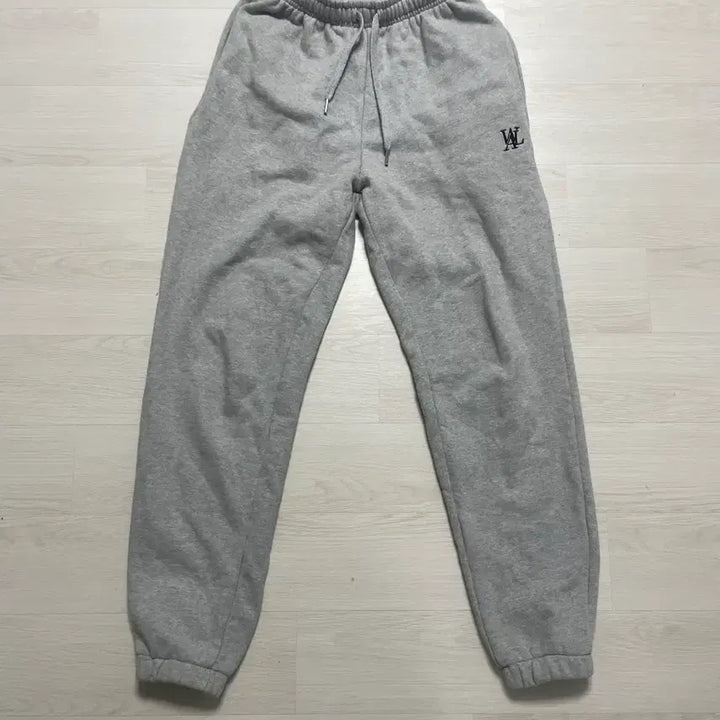 [BUNJANG] Wooalong Signature Jogger Pants Grey / 우알롱 시그니처 조거팬츠 트레이닝 츄리닝 바지 그레이