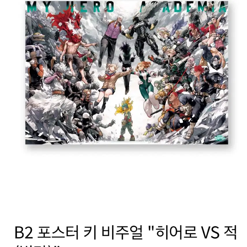 [BUNJANG] My Hero Academia / Na.Hi.A Original Art Exhibition Group Poster / 히로아카 나히아 원화전 단체 포스터