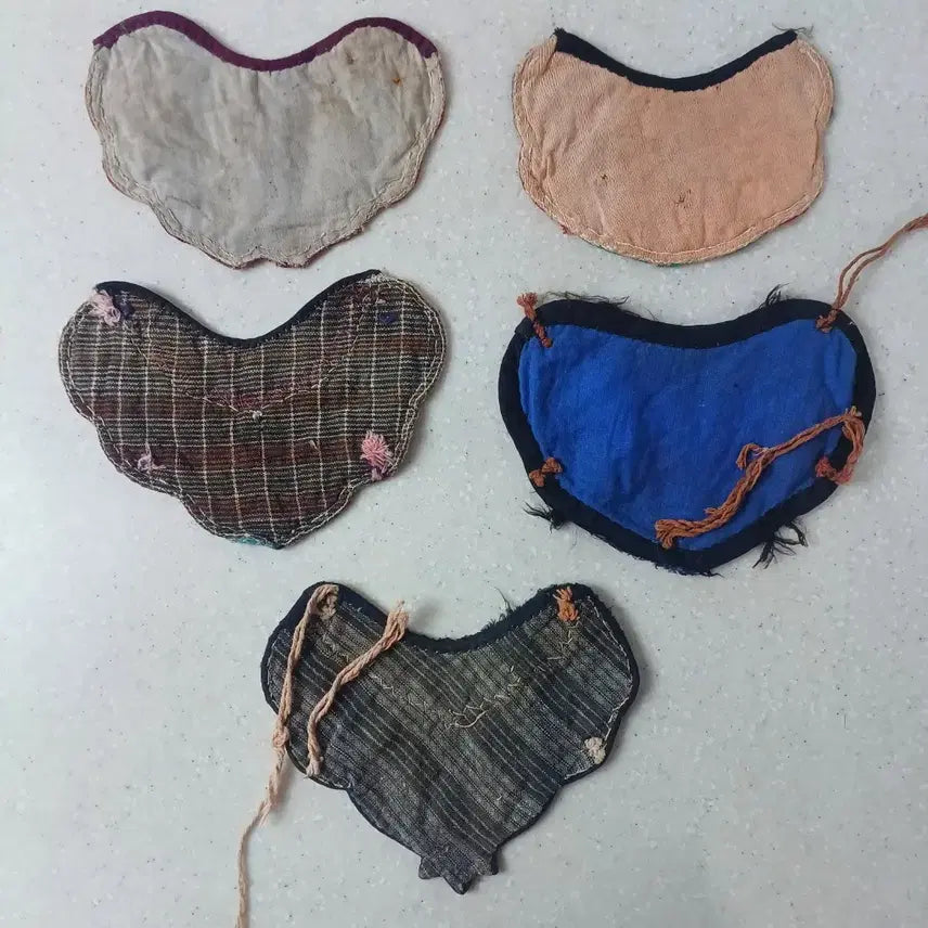[BUNJANG] Vintage Embroidered Collar / 근대사 수집 민속품 빈티지 자수 5장