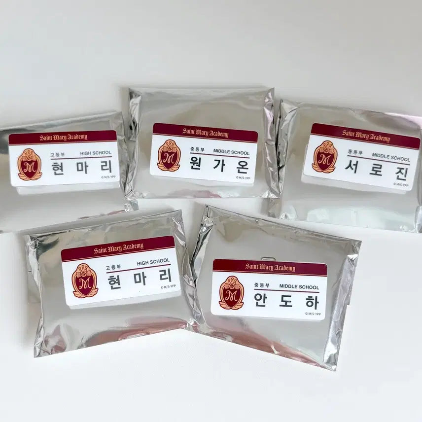 [BUNJANG] Dream Concert Rosin Doha Mari Bundle Set / 꿈빛파티시엘 명찰 가온 로진 도하 마리 일괄