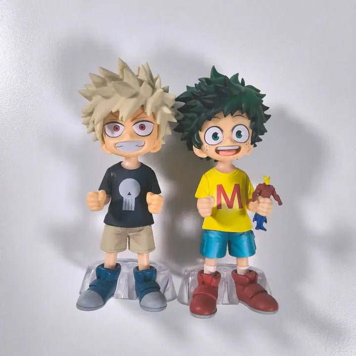 [BUNJANG] My Hero Academia Bakugo Midoriya Two Heroes Figure Chibi Set / 나의 히어로 아카데미아 바쿠고 미도리야 두 사람의 동경 피규어 쿠지 치비