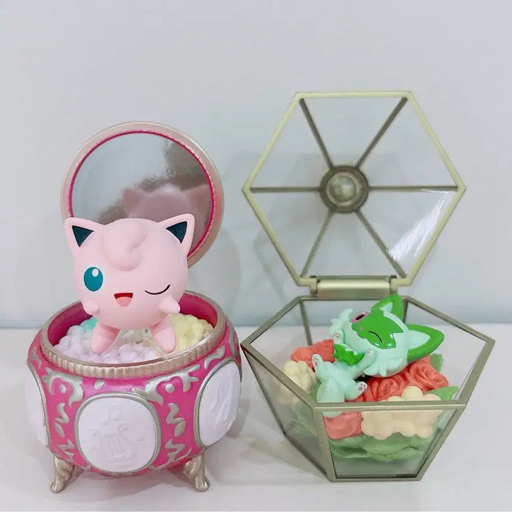 [BUNJANG] Pokemon "Romantic Collection" Miniature Figures (Bundle Set) / (일괄) 포켓몬스터 리멘트 피규어 로맨틱 컬렉션 나오하 푸린