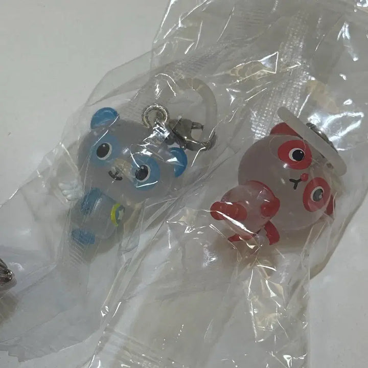[BUNJANG] Pansh Elworld Angel &amp; Devil Mezurushi Gacha Keyring Plush Set / 판쉘월드 천사 악마 메지루시 가챠 키링 인형 양도 판매
