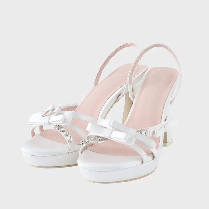 [BUNJANG] Mmeeme Ribbon Strap Bijou Line Mule / Mmeeme Ribbon strap bijou line mule