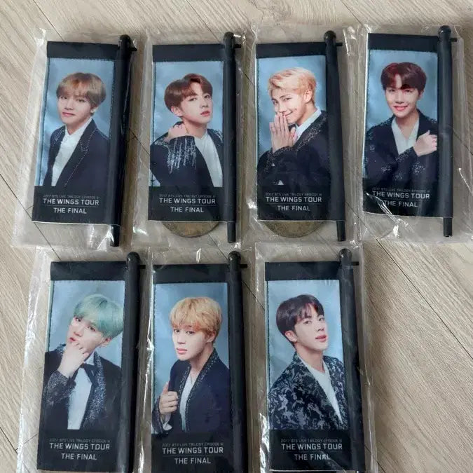 [BUNJANG] BTS Wings Tour Final Mini Flag Set / 방탄소년단 Wings Tour Final 미니 플래그