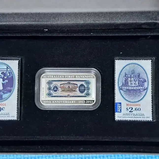 [BUNJANG] Australia First Paper Money 100th Anniversary 1 oz Silver Coin &amp; Stamp Premium Set / 호주 최초지폐 100주년기념 1온스은화&amp;우표고급세트