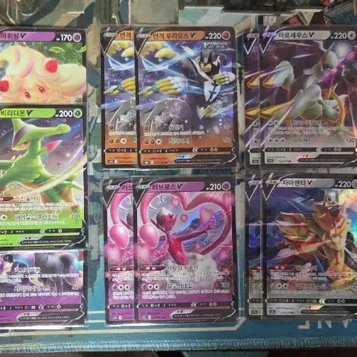 [BUNJANG] Pokemon Cards Bundle Set (Arceus, Zacian, Zamazenta, Rayquaza, etc.) / RR 45장 일괄판매 (아르세우스, 자시안, 자마젠타, 레쿠쟈 등등)