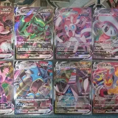 [BUNJANG] Pokemon Cards Bundle Set (Arceus, Zacian, Zamazenta, Rayquaza, etc.) / V / VMAX 카드 57장 일괄판매