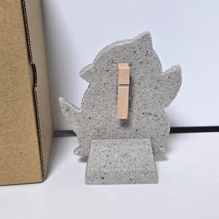 [BUNJANG] Tottori Prefecture Alolan Sandshrew Memo Stand / 돗토리현 알로라 모래두지 모래 포토스탠드 메모꽂이 포켓몬 메모스탠드
