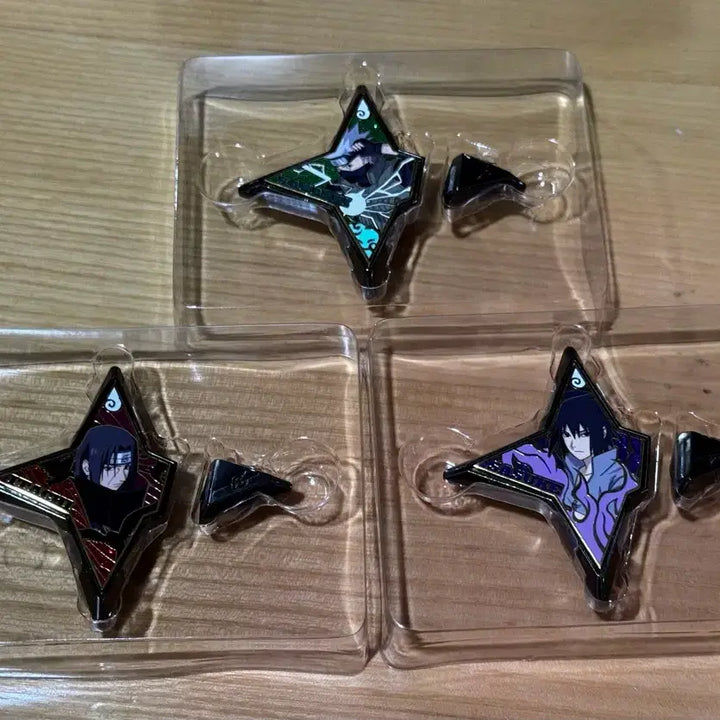 [BUNJANG] Naruto Shuriken Magnet Set - Itachi, Sasuke, Kakashi / 일괄) 나루토 수리검 표창 마그넷 이타치 사스케 카카시