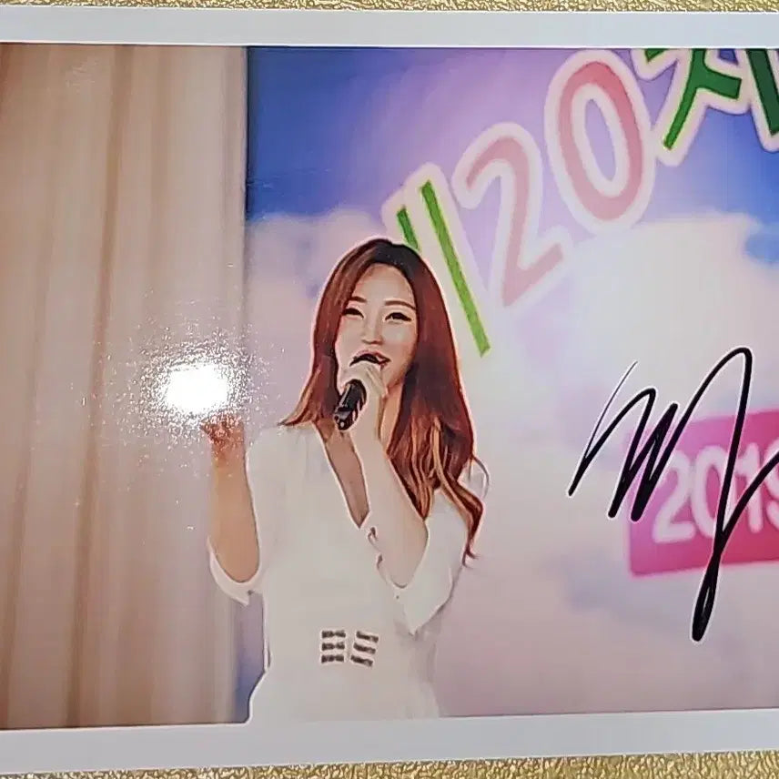 [BUNJANG] Kim Yoo-sun Autographed Photo / 김유선 친필 사진 싸인