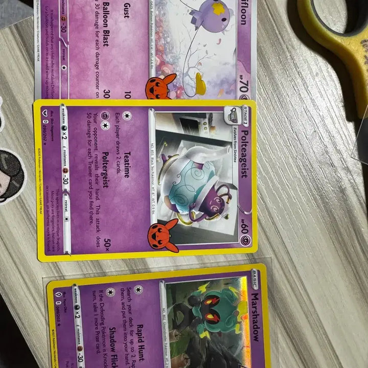 [BUNJANG] Pokemon Halloween Mewtwo Card Set / 포켓몬 할로윈 카드 뮤츠