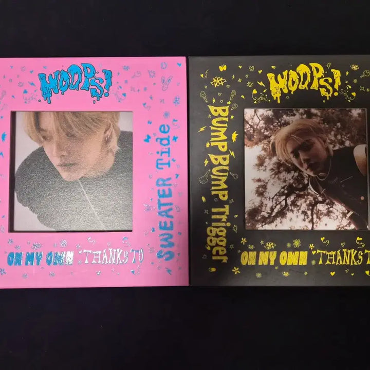 [BUNJANG] WOODZ Cho Seung Youn OOPS! Album Set Unsealed / 우즈 조승연 웁스 앨범세트 개봉(한세트 남음)