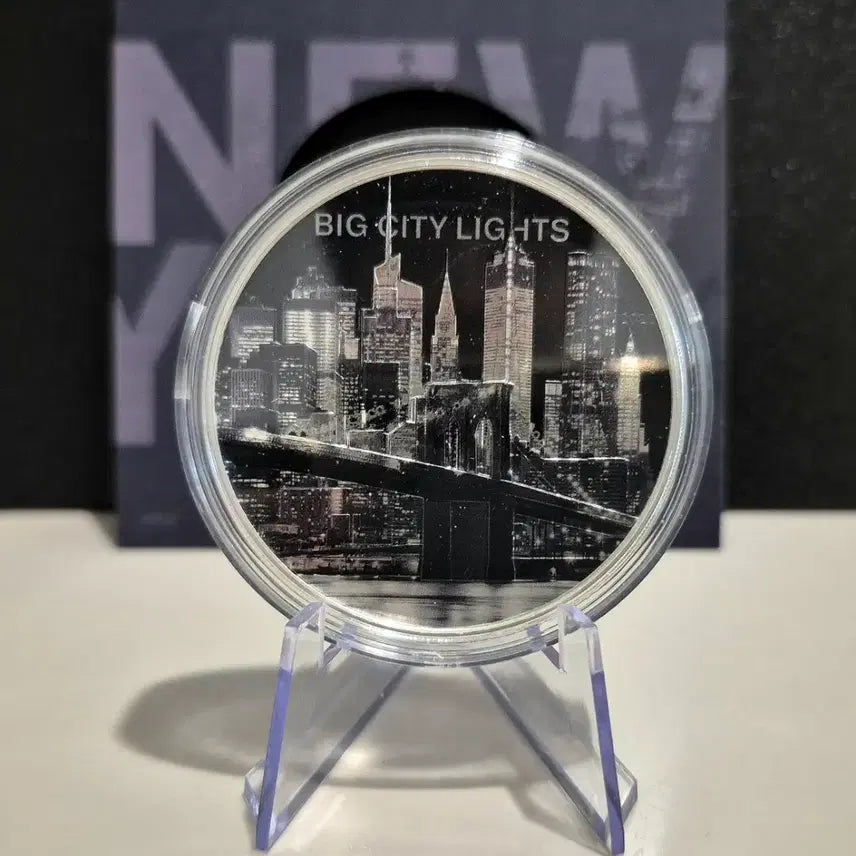 [BUNJANG] CIT Big City Lights New York 1 oz Silver Coin / CIT 빅시티 라이트 뉴욕 1온스 은화