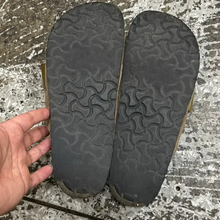 [BUNJANG] Birkenstock Kyoto Suede Khaki EU 43 (US 10) / 버켄스탁 교토 스웨이드 카키 43size(280사이즈)