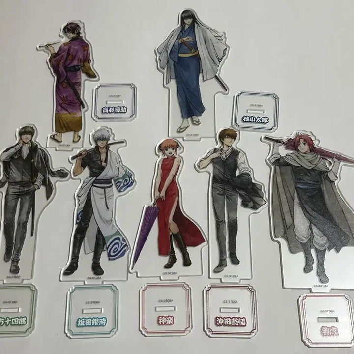 [BUNJANG] Gintama Kachou Fuugetsu Acrylic Stand Bundle Set / 은혼 화조풍월 아크릴 스탠드 7개 일괄