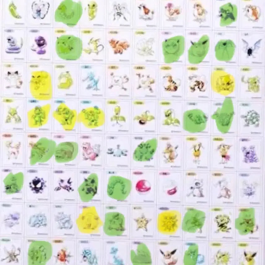 [BUNJANG] Pokemon 30th Anniversary Sticker Collection / 포켓몬 30주년 띠부씰 교환/판매