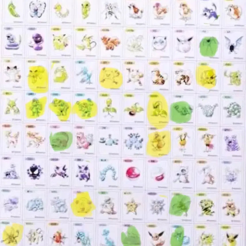 [BUNJANG] Pokemon 30th Anniversary Sticker Collection / 포켓몬 30주년 띠부씰 교환/판매