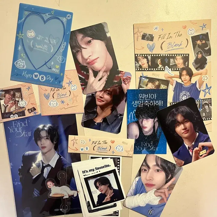 [BUNJANG] RIIZE Wonbin Birthday Cafe Goods Bundle Set / 라이즈 원빈 생카 굿즈 일괄