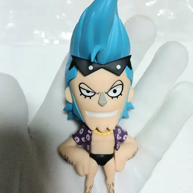 [BUNJANG] One Piece Franky Kyun Chara Figure Shabondy Archipelago Arc / 원피스 프랑키 큥캬라 피규어 샤봉디 제도편 큥캐러